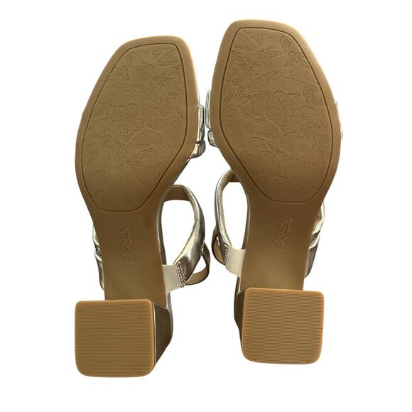 Lifestride Soft System Silver Celia Slingback Strappy Dress Sandals Size 8.5M‎ - Picture 4 of 6